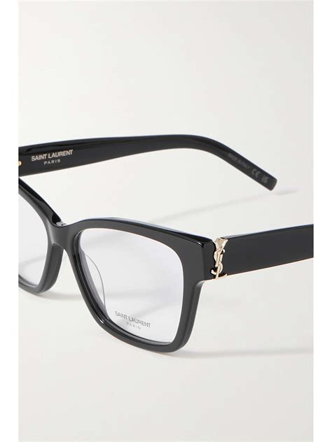 ysl red eyeglasses|who makes Saint Laurent glasses.